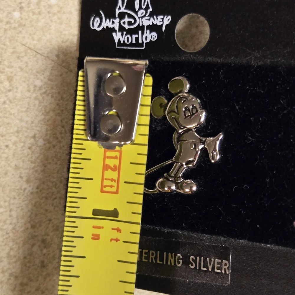 Walt Disney World Sterling Silver Mickey Mouse Pin